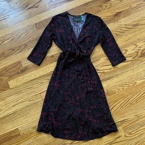 Leota Maternity/Postpartum “Perfect Wrap” dress size S